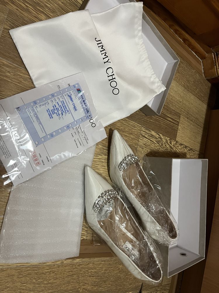 Jimmy choo - белые туфли