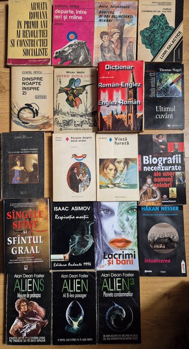 Diverse carti de vanzare