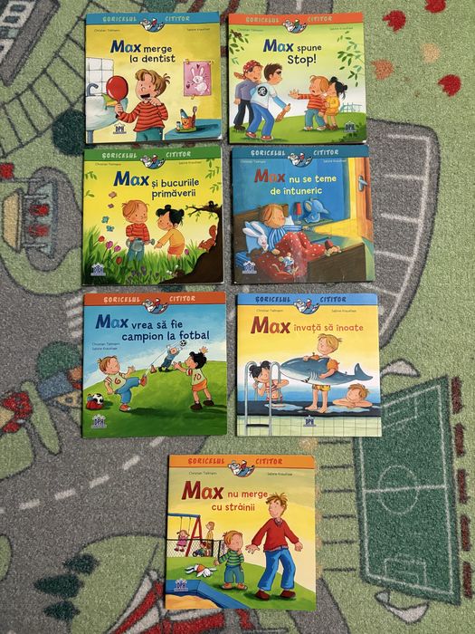 Set de 7 carti din colectia Max