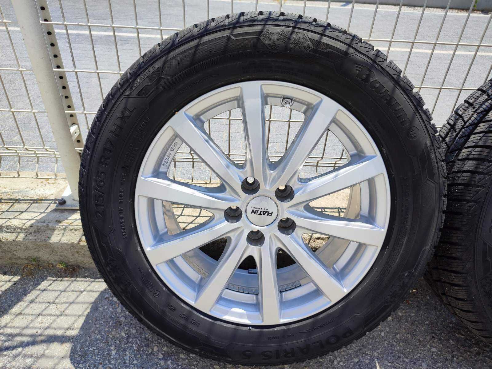 283 - 4бр. Алуминиеви джанти 17'' 5x108 с гуми 215/65R17 Opel