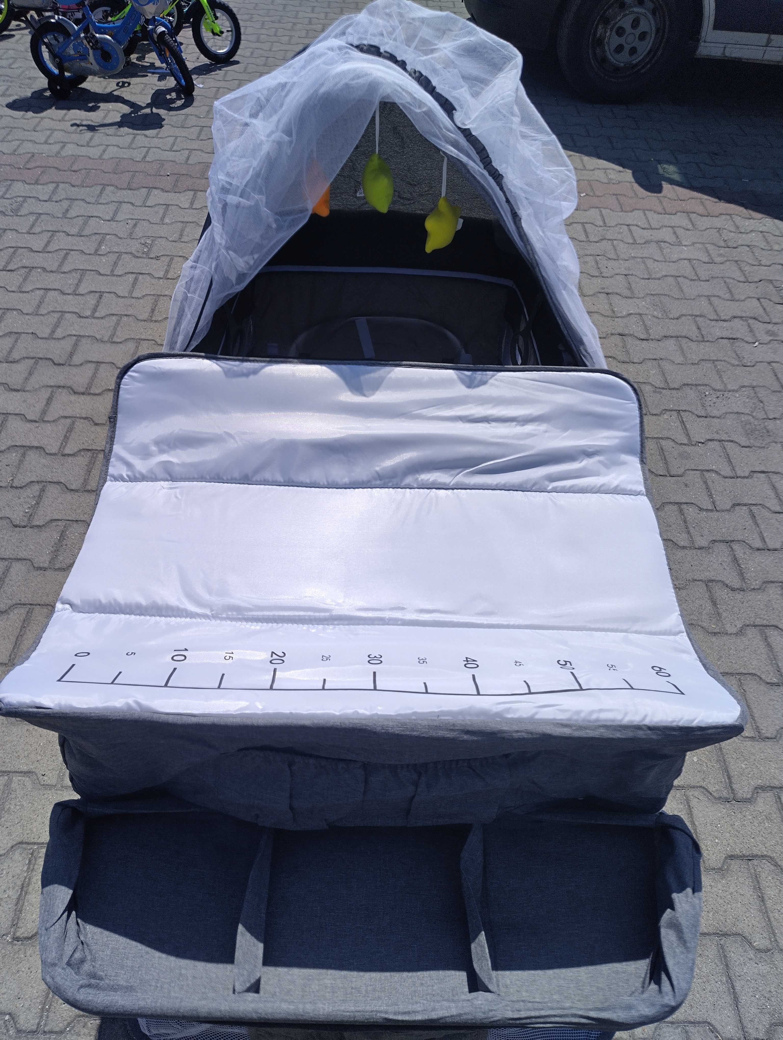 CANGAROO Детска кошара ISLEEP сив