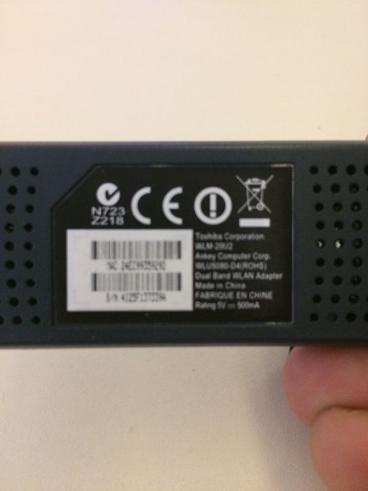 Toshiba wlan adapter tv