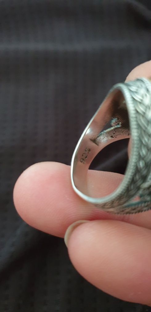 Чисти турецкий кольцо серебро мужской
