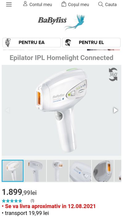 Epilator BaByliss IPL Homelight