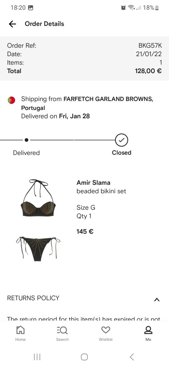 Amir Slama bikini set, marime G/L