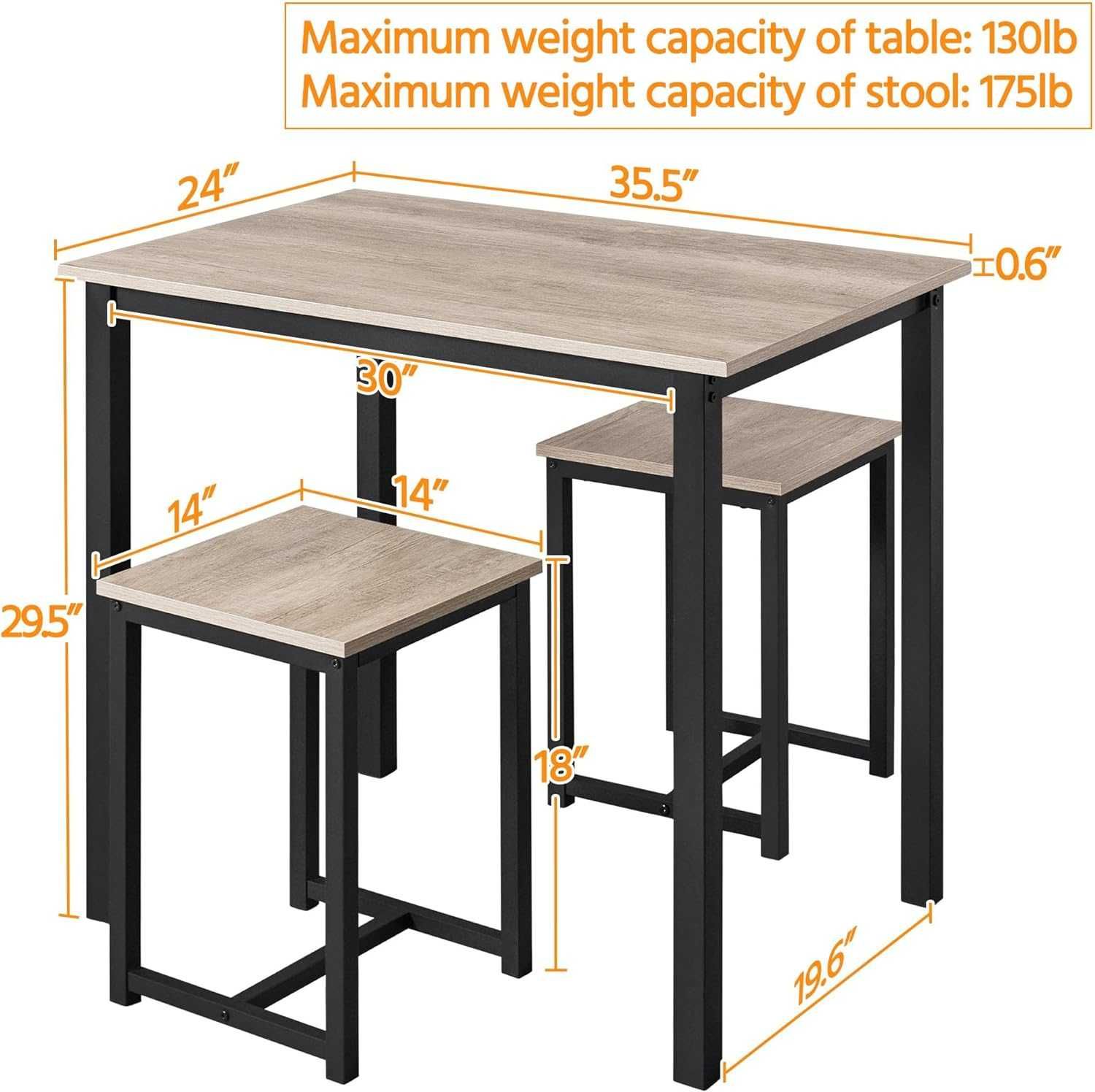 Комплект маса с 2 стола