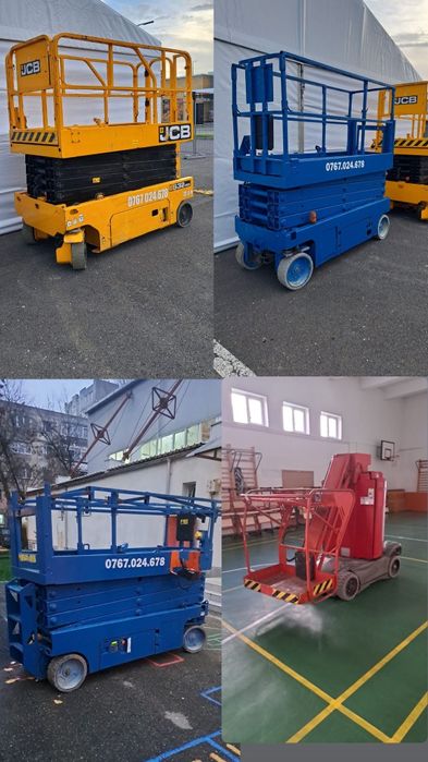 Închirieri Nacele Foarfecă 8–14 m – București și Ilfov