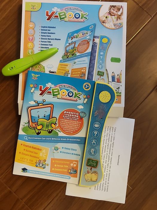 Carte educativa pentru copii OVERTANG, Y-Book, cu stilou interactiv