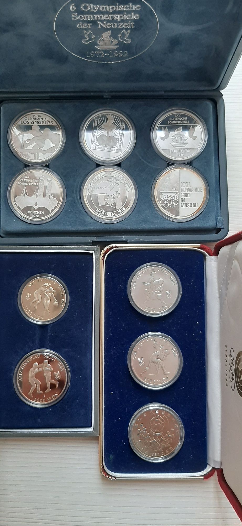 Олимпийски оригинални сребърни монети