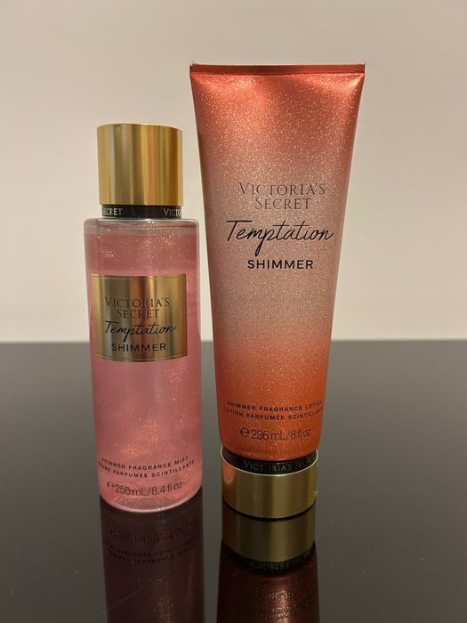 Crema si spray Victoria's Secret cu sclipici