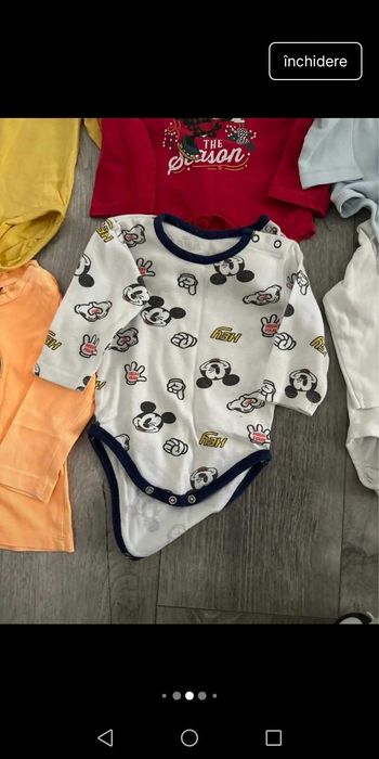 Vând lot body bebe 62-68