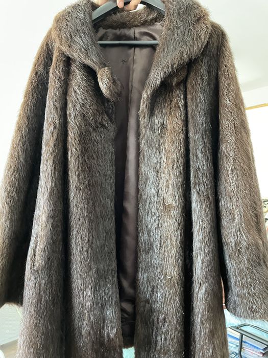 Palton blana naturala de la pelze balzer brilon