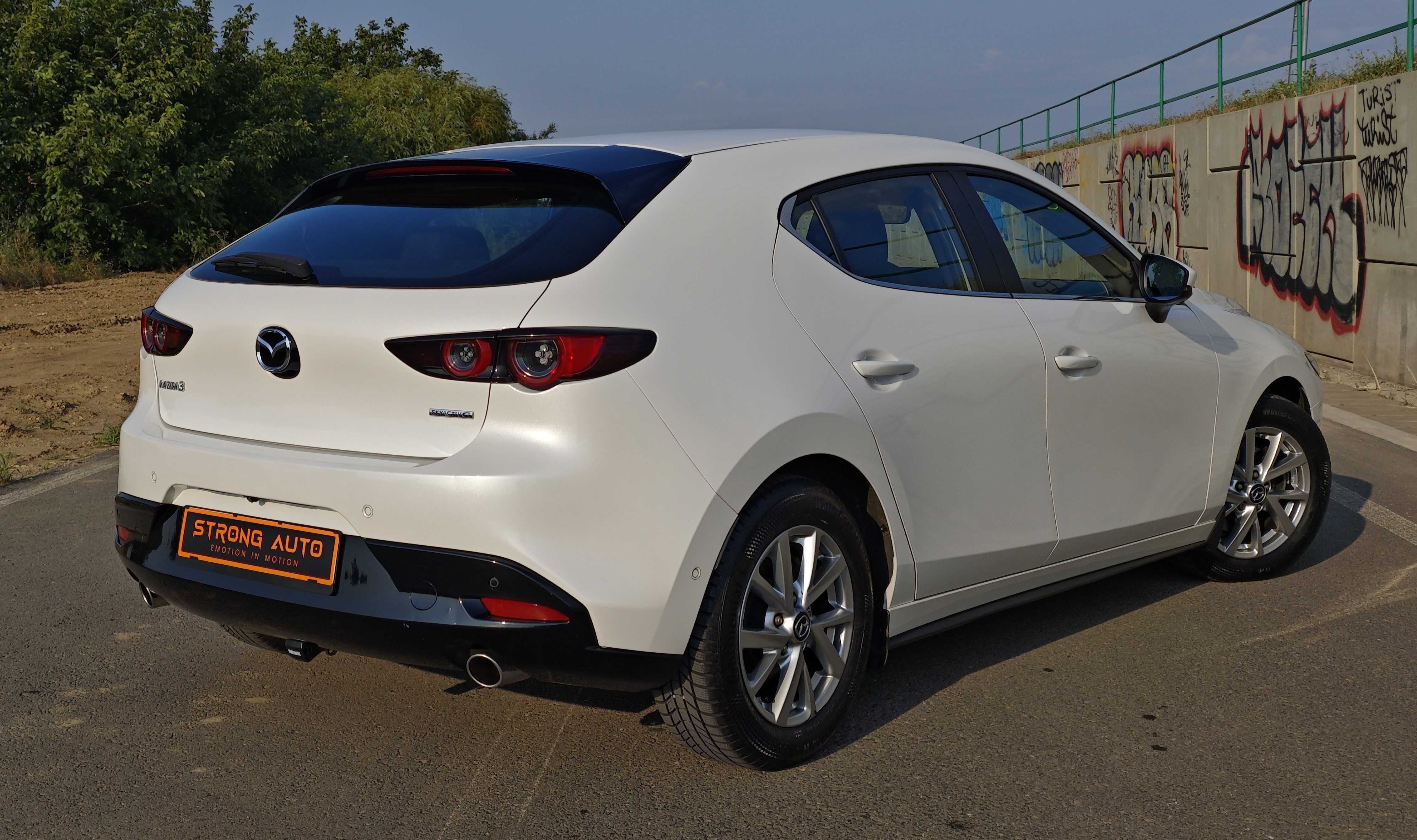 Mazda 3 Hybrid Snowflake White Full Service Mazda