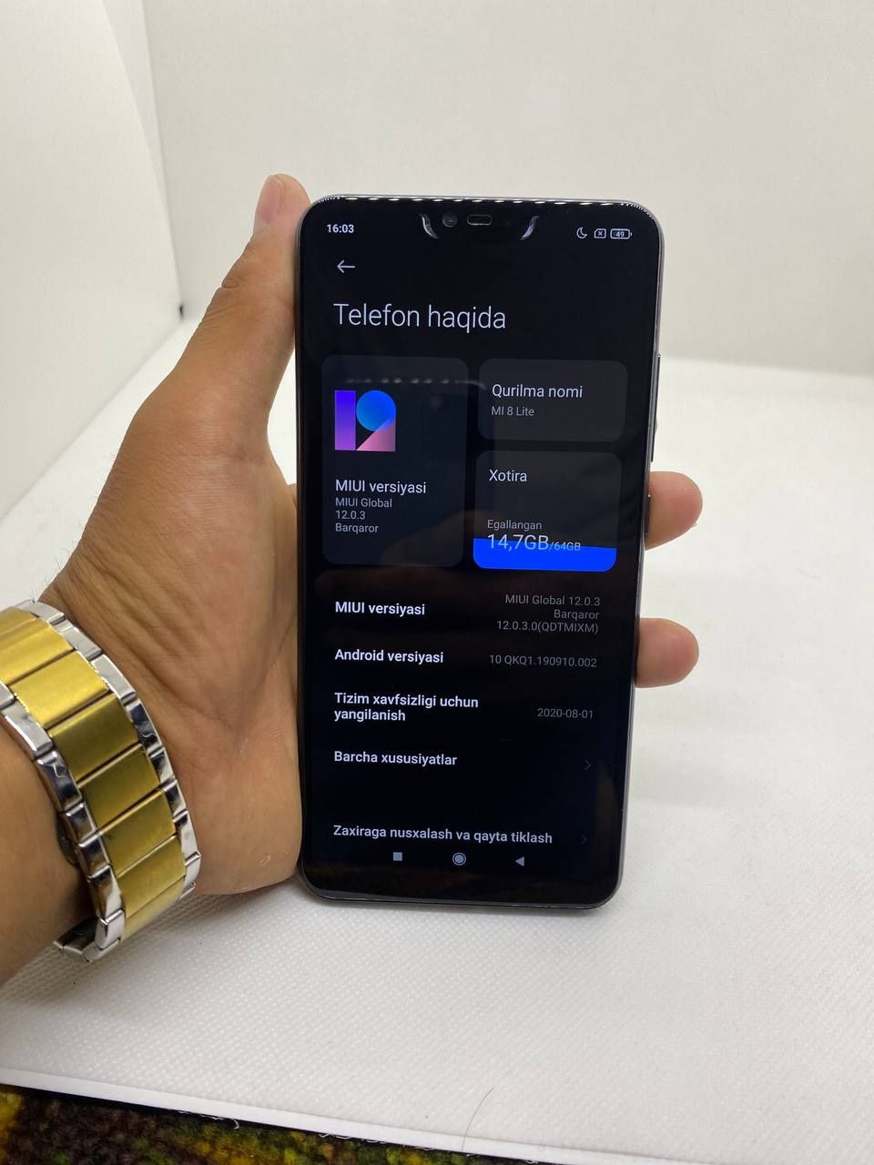 Mi 8 Lite sotiladi