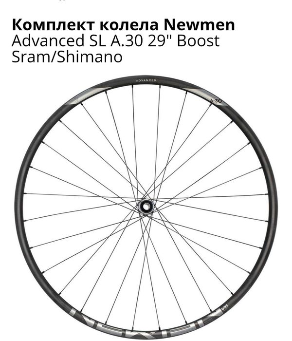 Карбонови капки Newmen 29",  SL A 30 ,Enduro