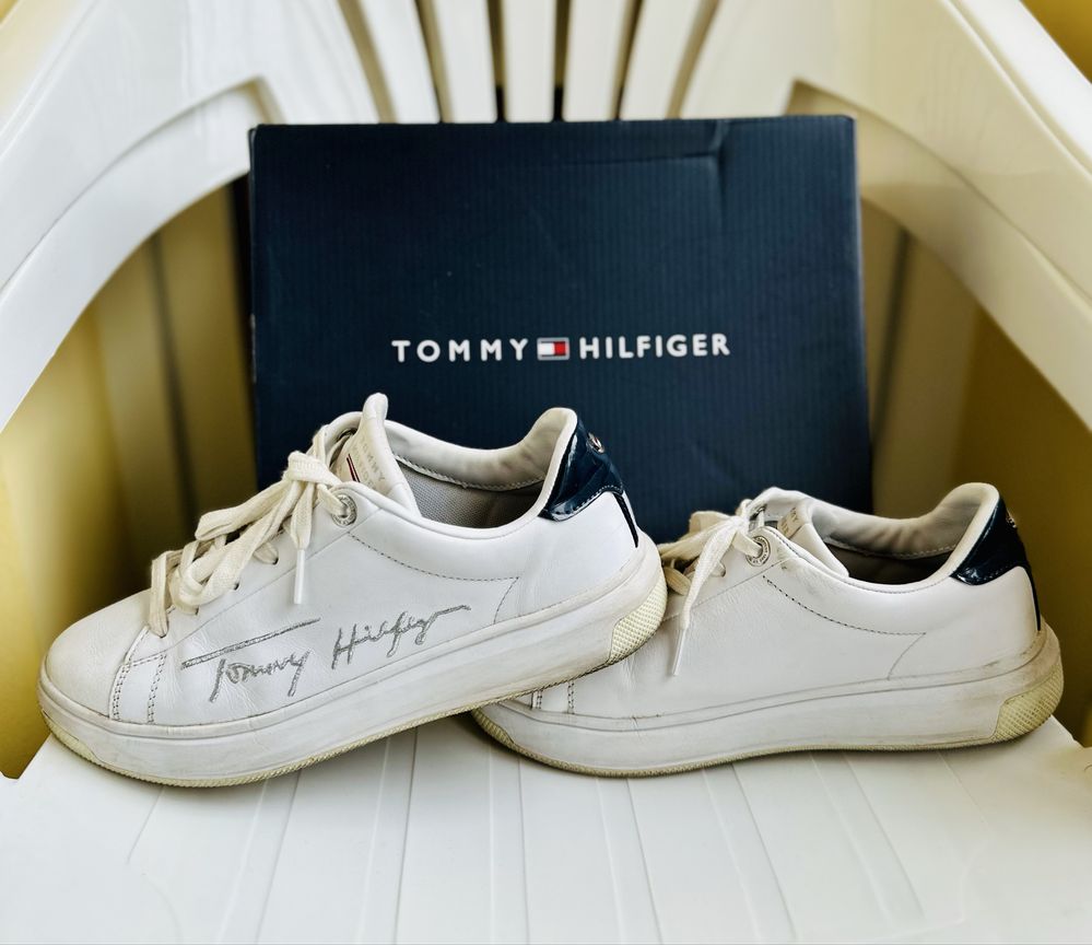 Дамски кожени кецове Tommy Hilfiger