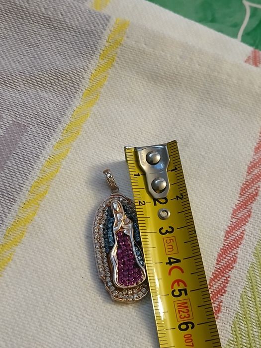 Pandativ argint masiv 925 cu zirconi