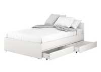 Эксклюзивное предложение - Двуспальная белая кровать 160*200