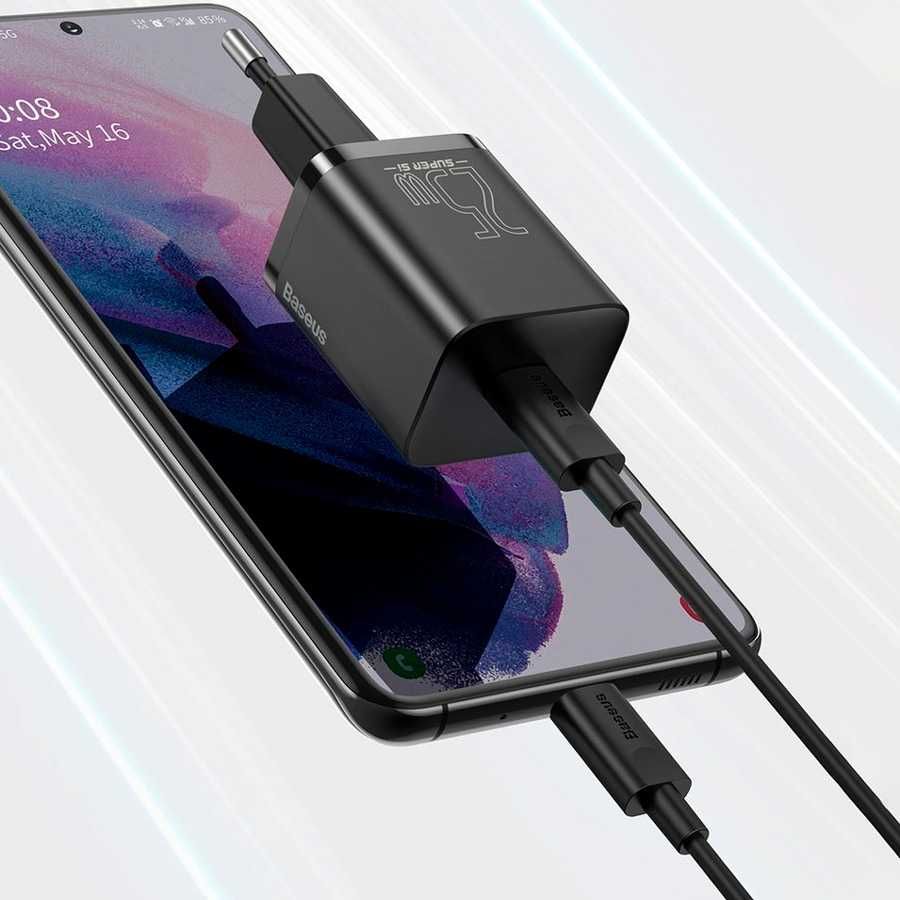Baseus Quick Charger 25W быстрая зарядка для телефона Type-C 1 метр