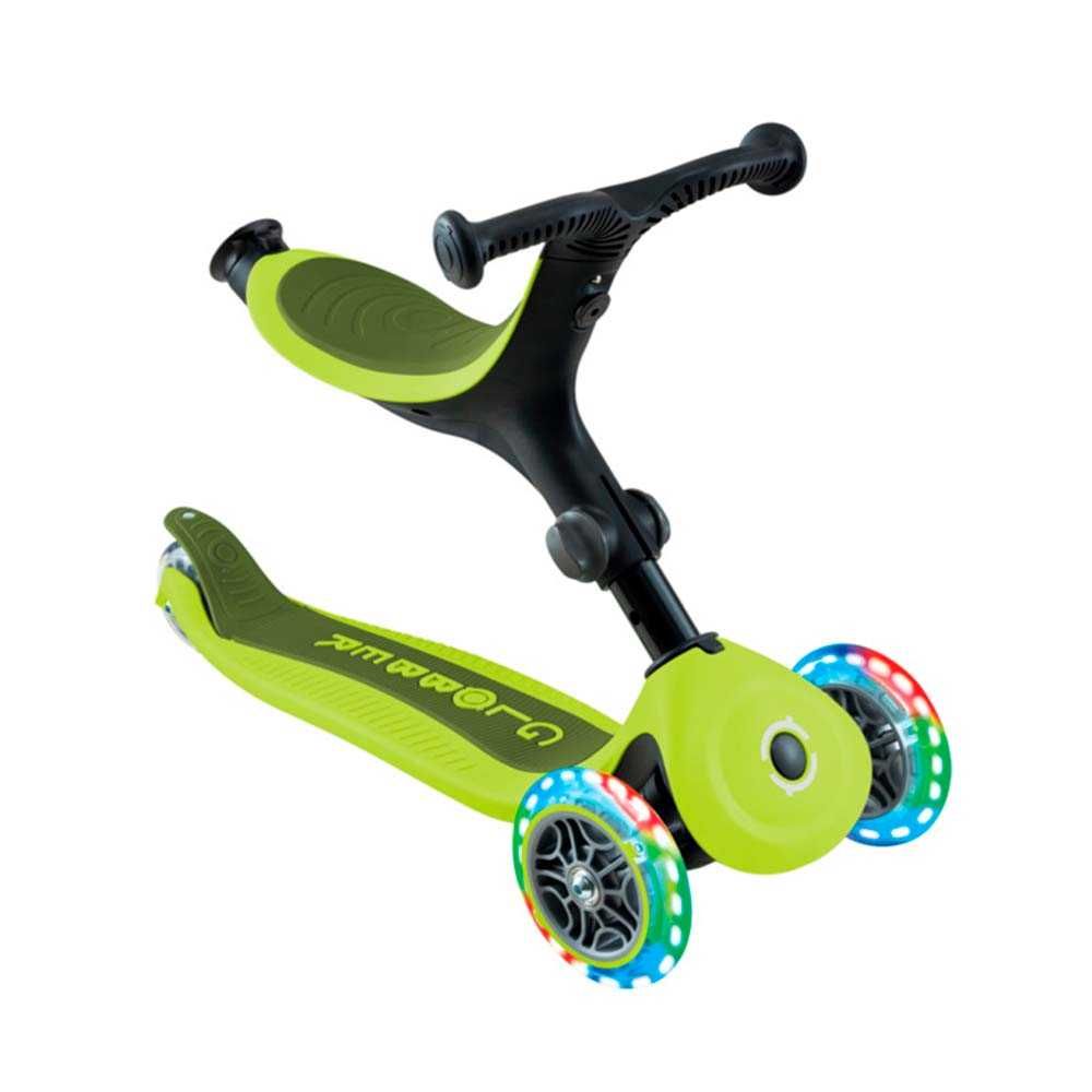 Globber Go Up Active Lights, 3в1, самокат,c 15 меc, до 50 кг