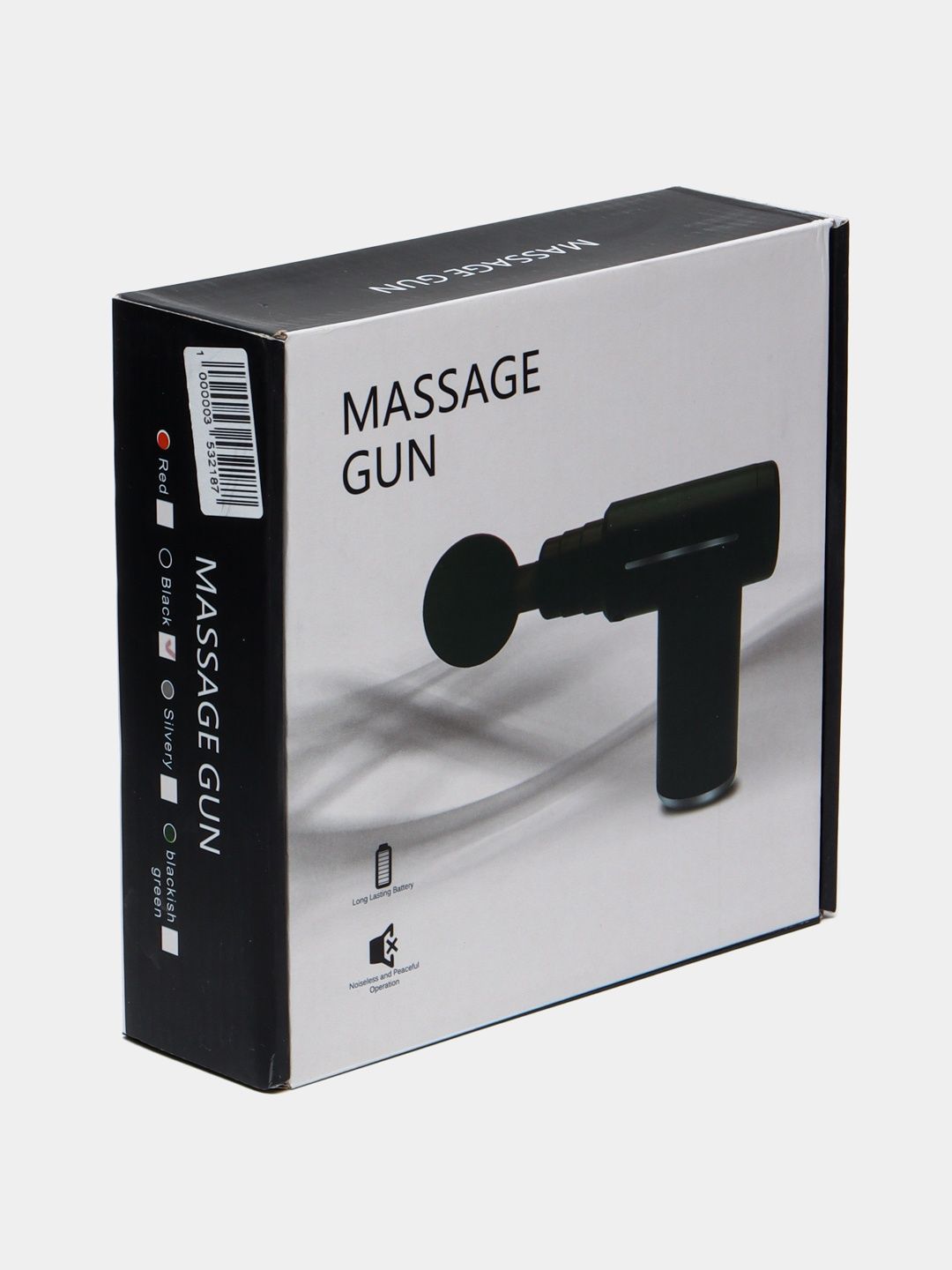 Массажер Massage Gun, с 4-мя насадками