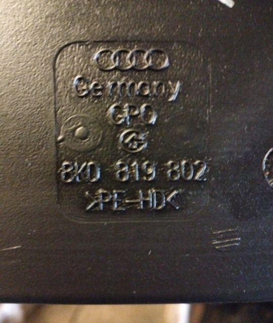 Canal aer 8K0819802 Audi A5 8T (facelift)