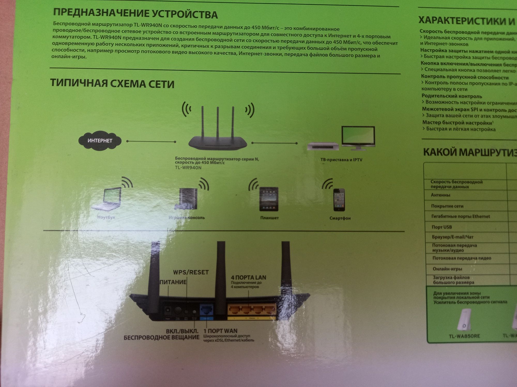 Маршрутизатор Tp Link WR 940N