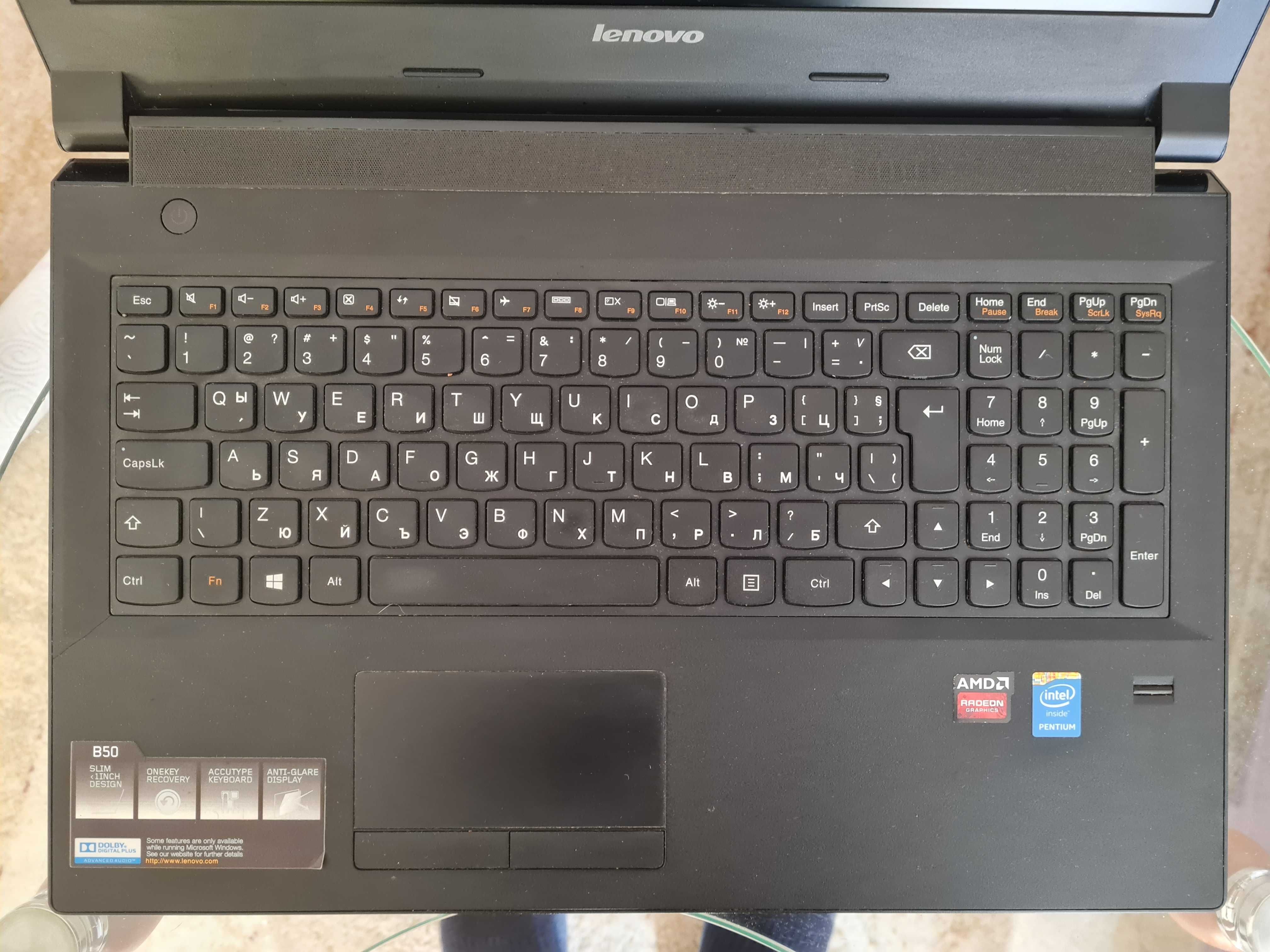 Лаптоп Lenovo B50-80, 15.6',  8 GB RAM, 256 GB SSD , 1 TB HDD, 2 Core