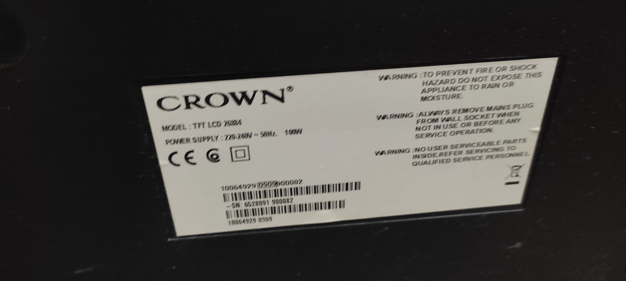 Teлевизор Crown LCD 26*