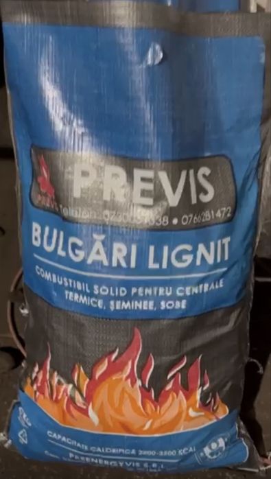 CARBUNE  LIGNIT PREVIS Bulgare  Ambalat  La 25KG