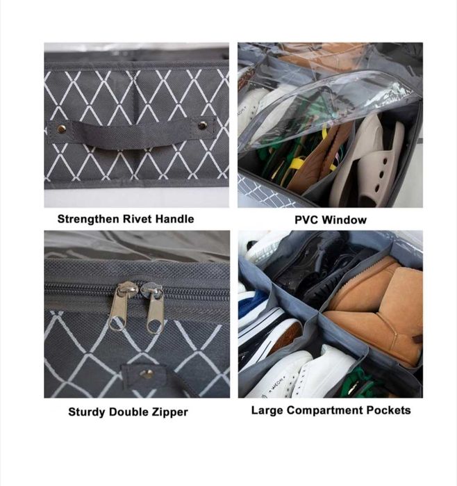 2 bucati de organizator pantofi pentru 20 de perechi