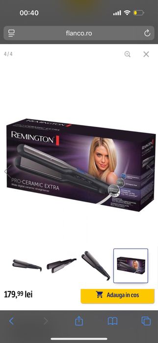 Placa de indreptat parul  Remington