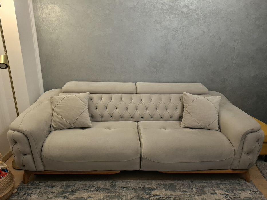 Canapea fixă 3 locuri model actual