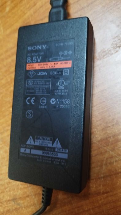 SONY Playstation PS2 адаптер - зарядно за Плейстейшън 2 захранване