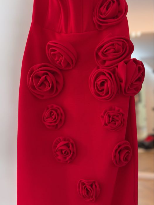 Rochie rosie Revelion, Craciun, evenimente