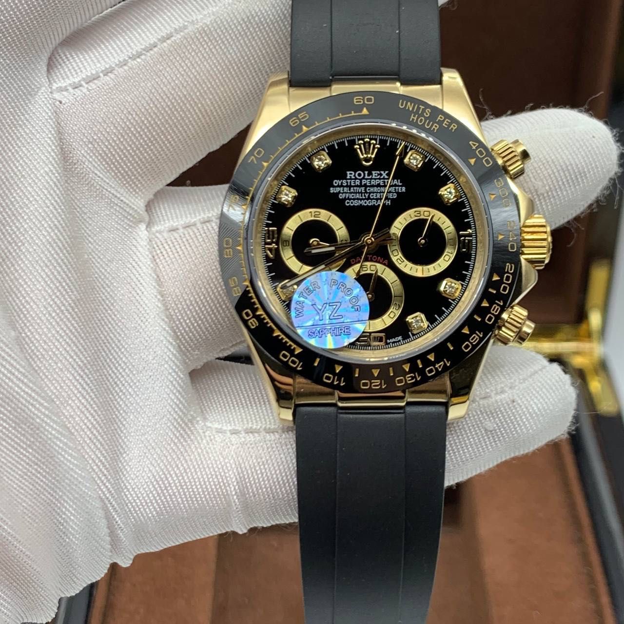 Rolex Daytona Gold Black Dial Automatic