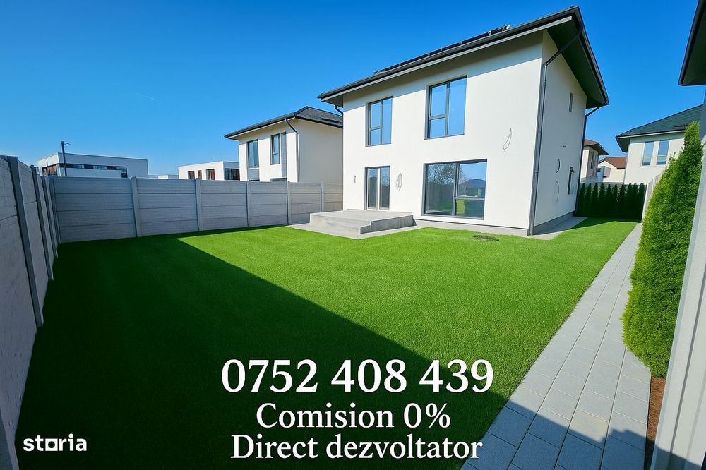 Vila 5 Camere/Dormitor P/Încălzire Pardoseala/Comision 0%