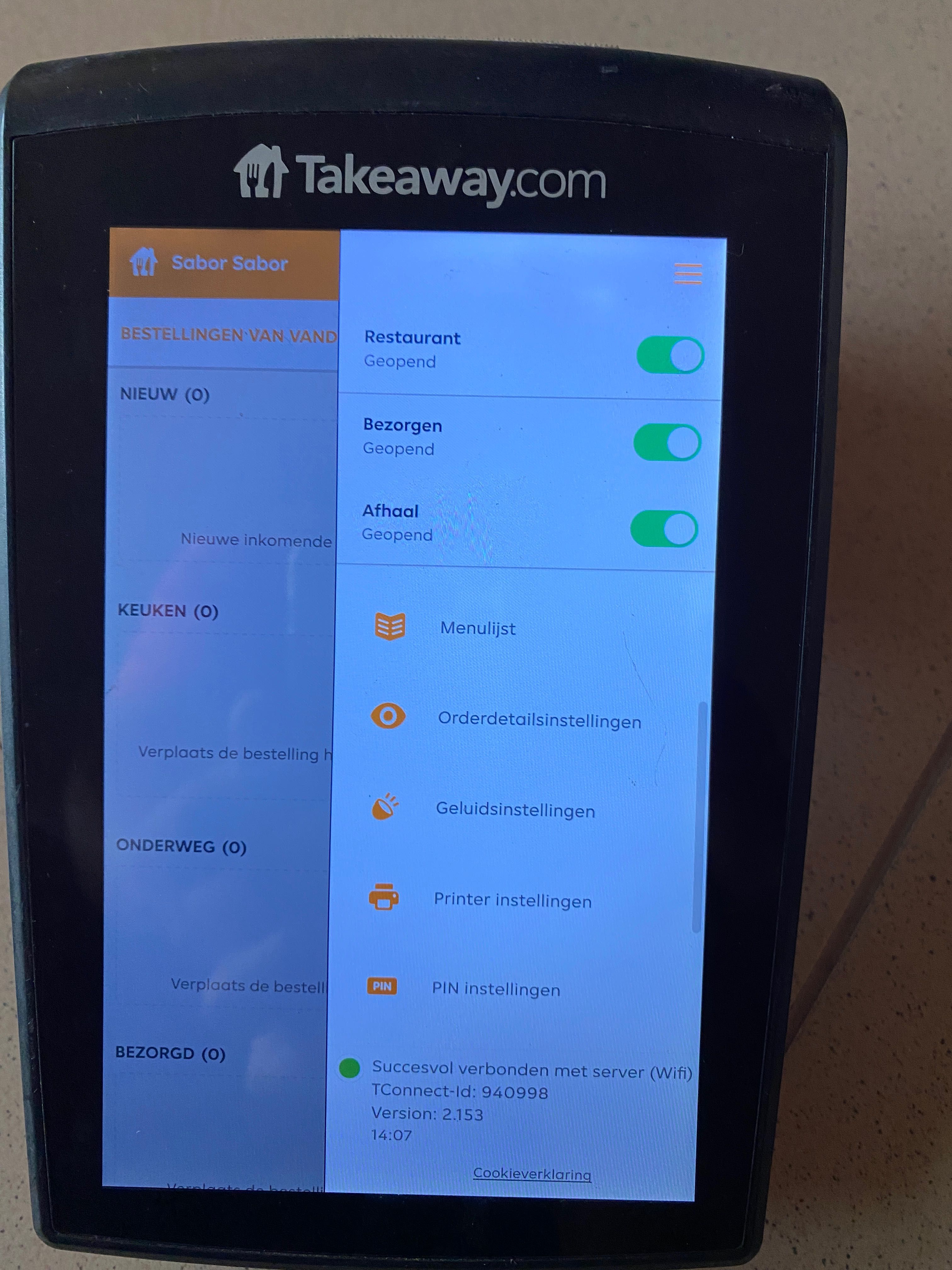 Takeaway Terminal T-Connect V2