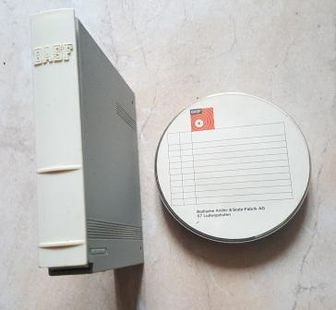 Bandă magnetofon marca BASF originală,diametrul 10 cm