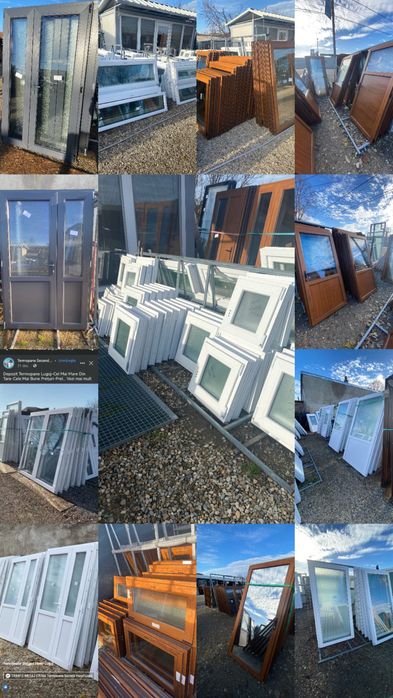 ferestre termopan 2 canate noi de la 600 lei