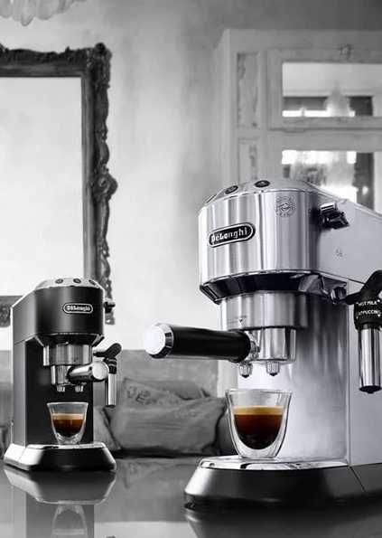 ПРОМО Нова 2г Гаранция Кафемашина DeLonghi Dedica EC685 Сива/Черна