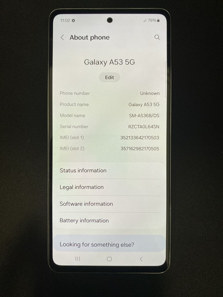 Samsung Galaxy A53 5G 128GB ID-XXL6031