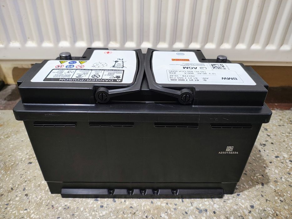 Baterie auto originala Bmw Banner 80Ah AGM start stop import.