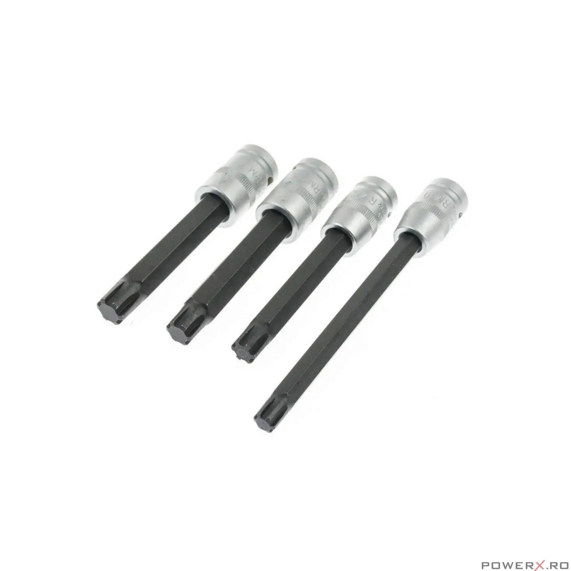 Set chei biti pentru chiulasa, 1/2" 9 piese, Asta
