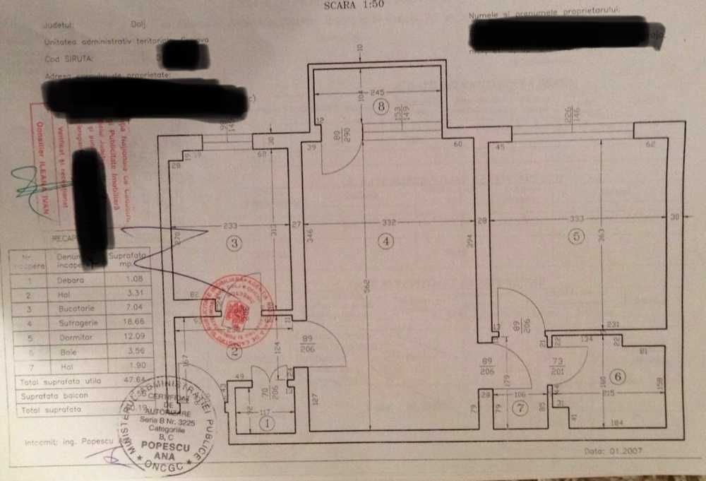 Proprietar - vand apartament Craiova 2 camere - zona Brazda