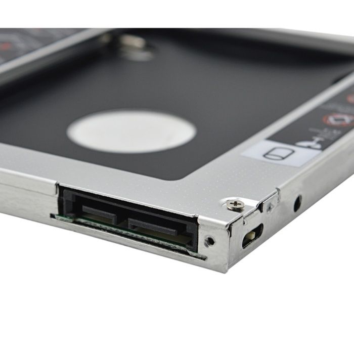 Rack HDD / SSD caddy suport pt unitate optica laptop 12.7mm SATA 3
