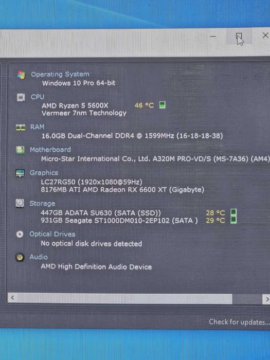 PC GAMING Ryzen 5600x, RX 6600XT Gigabyte, 16gb ram, cs 2 - 300-400fps