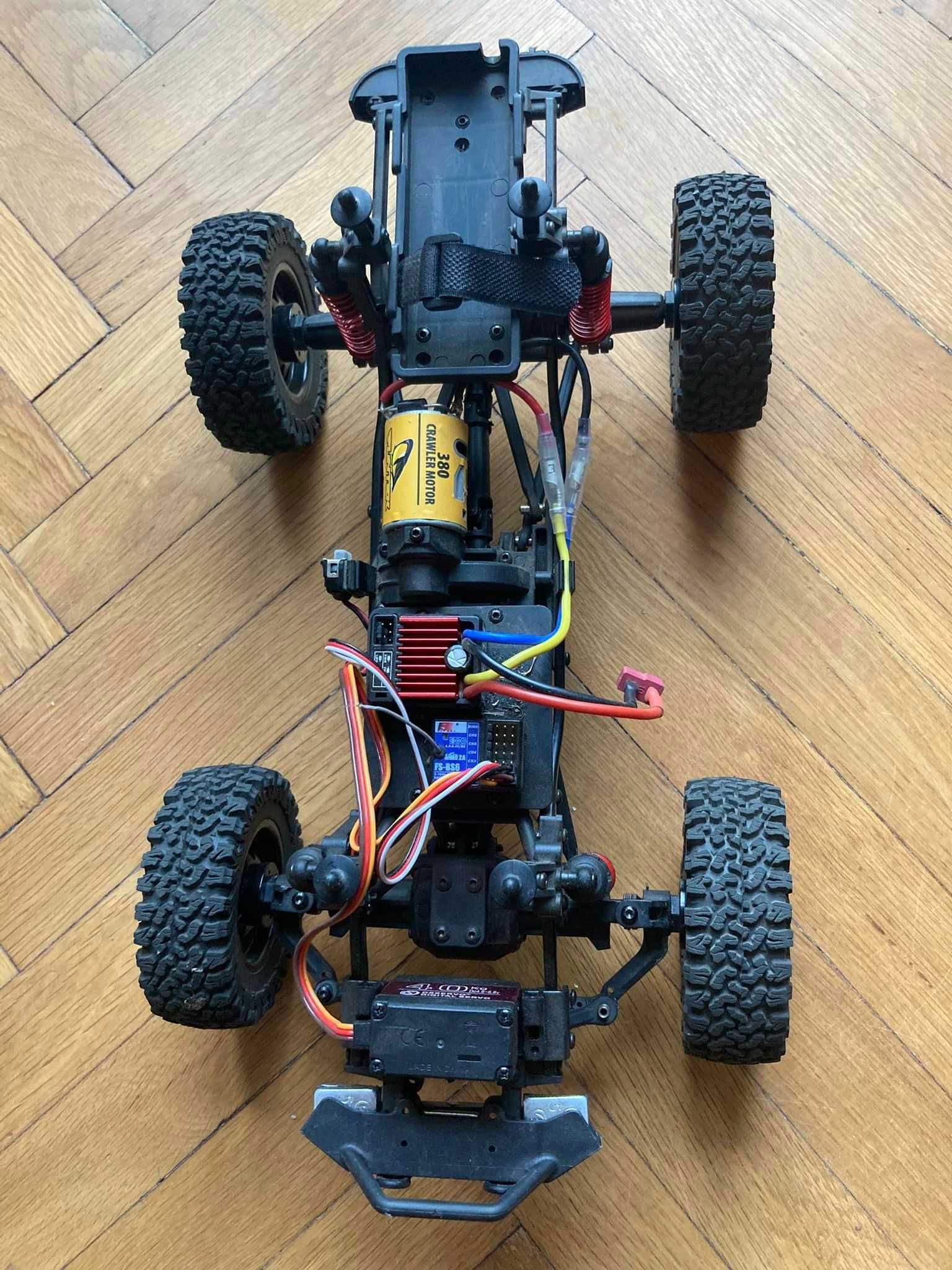 части за рц краулер/ rc crawler - funtek cr12, серво, приемник и др.