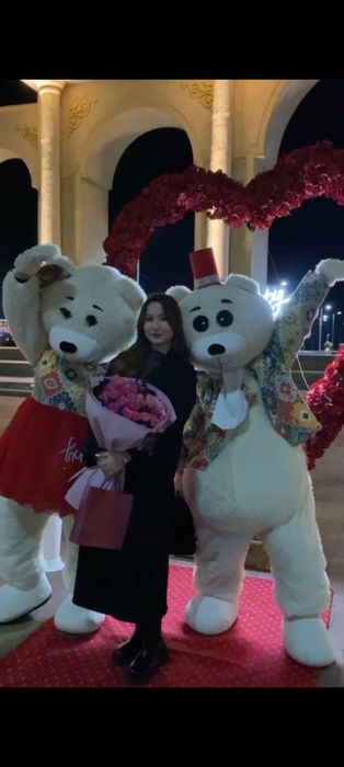 Тедди мишка 2штук