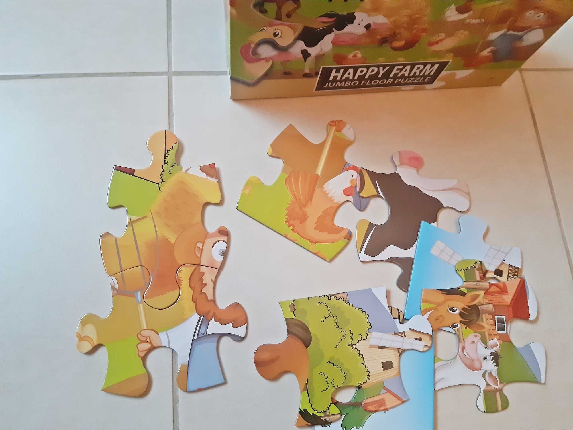 Puzzle Happy Farm 3+ ani - 35 piese + bonus [Transp. gratuit]